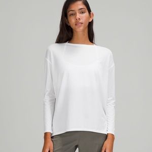 Lulu Lemon Back In Action Long Sleeve - Stone